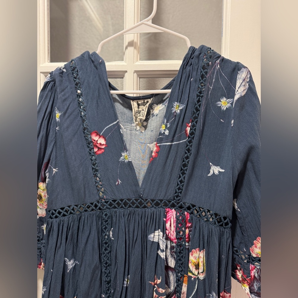 Jaase Blue Floral Dress - Picture 4 of 7